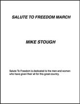 Salute to Freedom March Concert Band sheet music cover